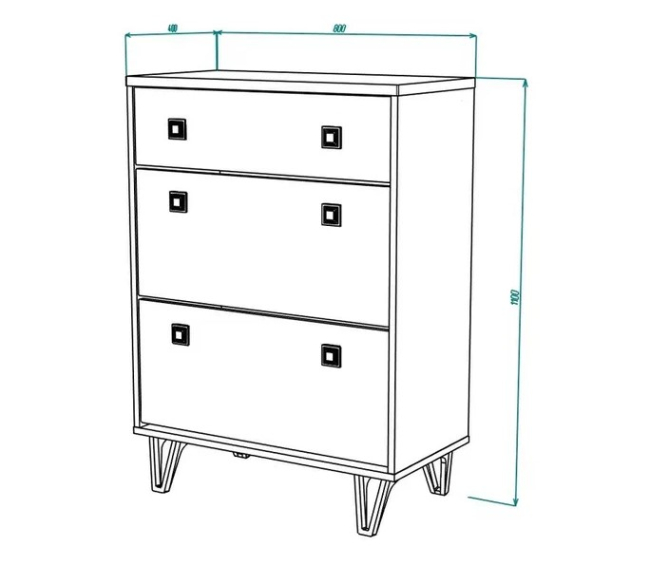 МИРА №11 обувница 800, Собран