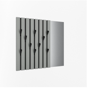 ЕЛЬБА Вешалка с зеркалом (1201)