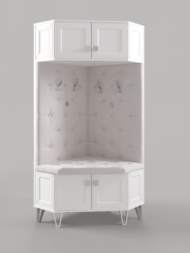 МИРА №25 Тумба+ Вешалка угловая, Собран