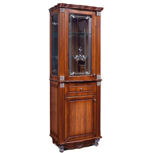 БАККАРА Шкаф с витриной 2Д1Я  П (правая)(0441.8), Собран
