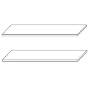 ЛАУРА Набор полок к шкафу 4Д