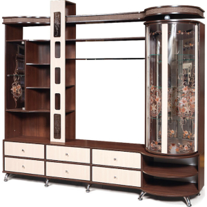 ОРФЕЙ 11 Шкаф комбинированный с витриной П (правый) (0364.2) ОРФЕЙ 11 Шкаф комбинированный с витриной П (правый) (0364.2)