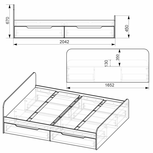Кровать "Виола-160"(снято) Кровать "Виола-160"(снято)