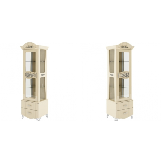 СОФИЯ МН-025-14 (Л / П) Шкаф с витриной  (0,64 см) (снято)