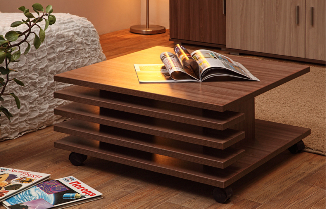 САТУРН -М02 Стол журнальный снято, Собран