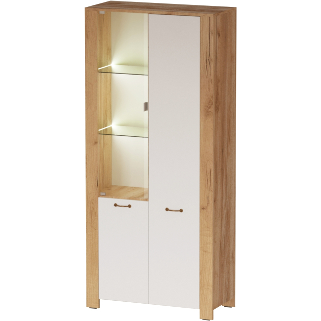 ВЕГА № 6 Шкаф 2Д Витрина