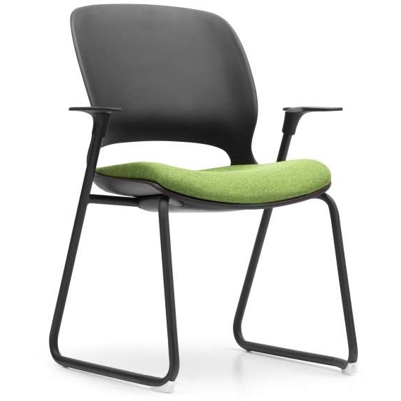 Scaun NEO black+green