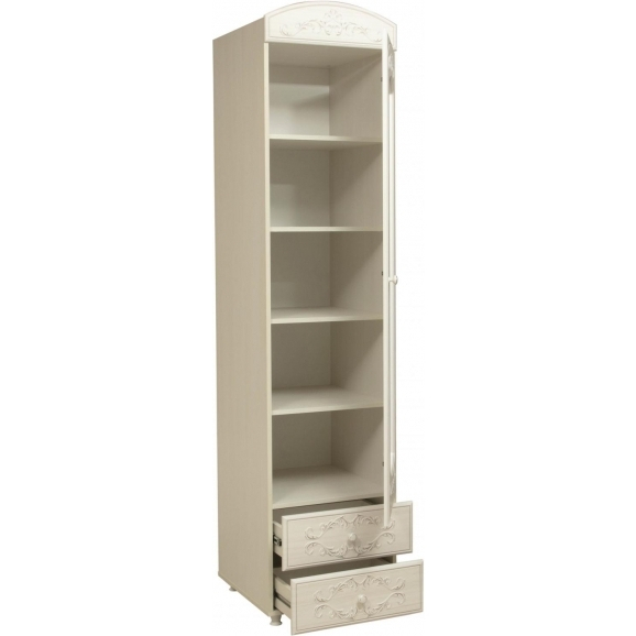 КАРОЛИНА Шкаф - пенал с зеркалом