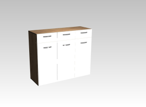 Комод МЛ-1 (модульная система №1), Собран