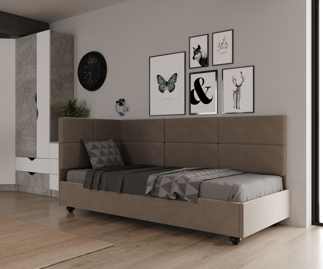 Кровать Шарм 6 левый (90*200) K-1