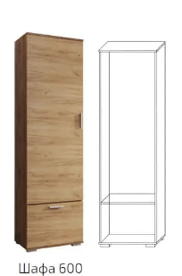 ВИВА  Шкаф 600 , Собран