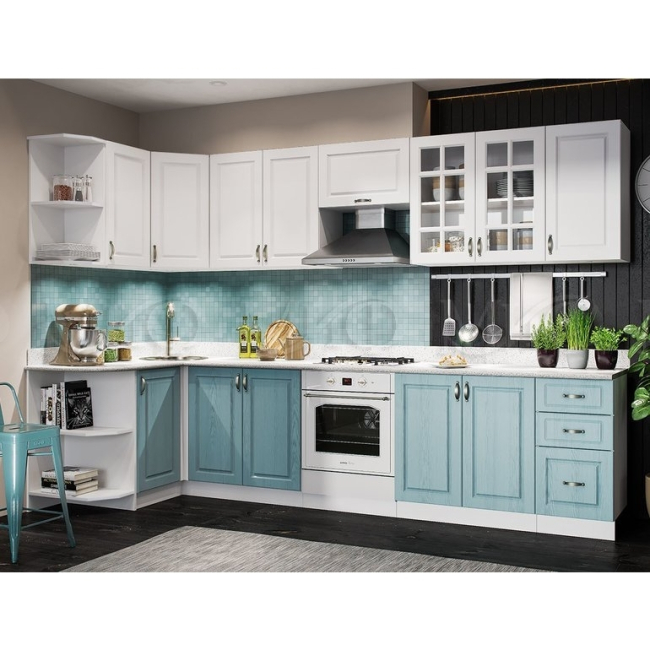 Кухня ПВХ Констанция1 1,8м (МИФ)(40(3ящ)