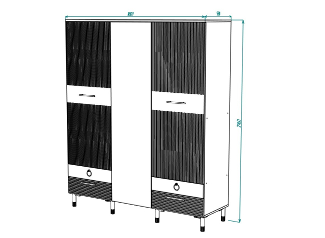 Вельвет № 6 Шкаф 1800 , Ограниченно годен