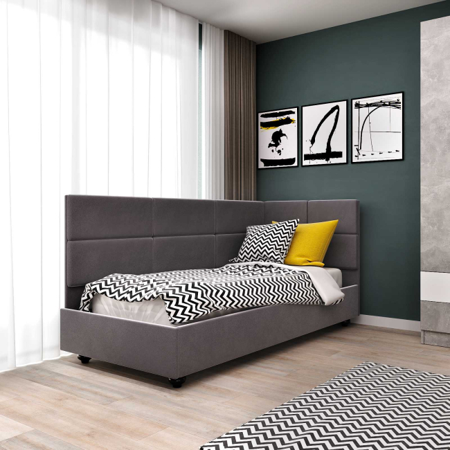 Кровать Шарм 6 правый (90*200) K-2