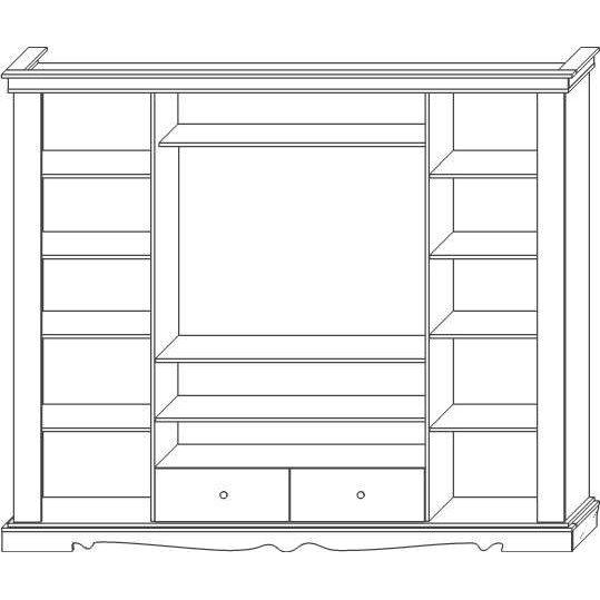 АМЕЛИЯ Шкаф комбинированный (0435.1)(снято) АМЕЛИЯ Шкаф комбинированный (0435.1)(снято)